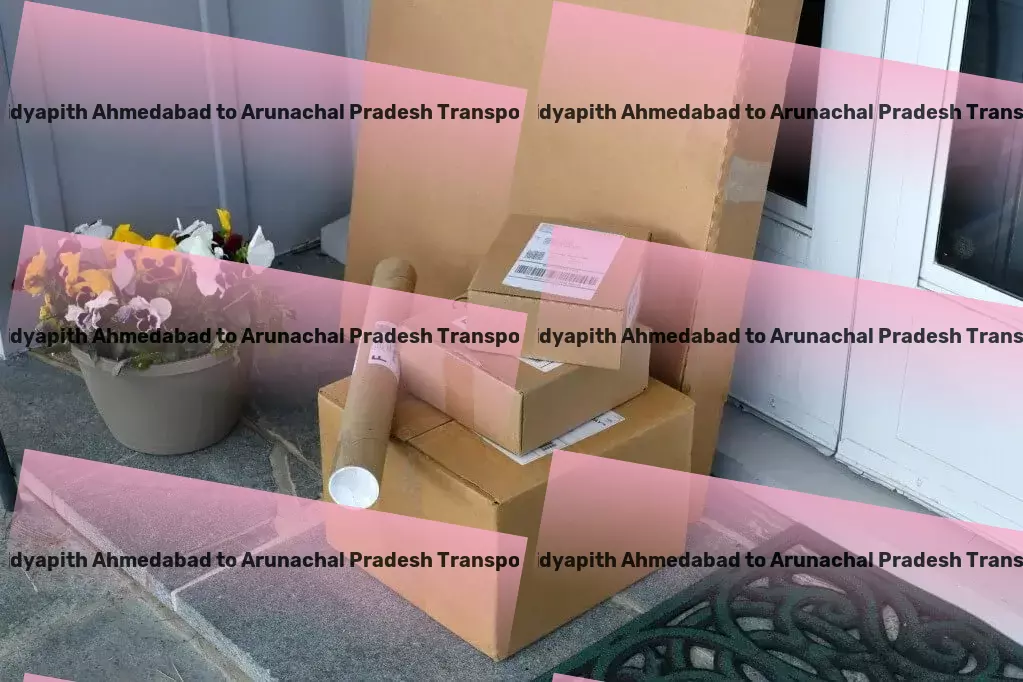 Gujarat Vidyapith Ahmedabad to Arunachal Pradesh Household Goods Transport Professional goods logistics