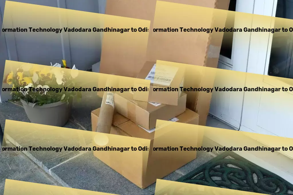 Indian Institute Of Information Technology Vadodara Gandhinagar to Odisha Luggage Courier Nationwide packers and movers